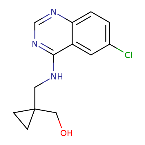 (1-{[(6-chloroquinazolin-4-yl)amino]methyl}cyclopropyl)methanol