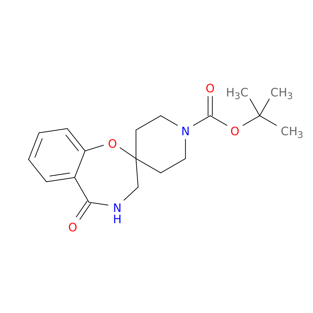 tert-butyl 5-oxo-4,5-dihydro-3H-spiro[1,4-benzoxazepine-2,4'-piperidine]-1'-carboxylate