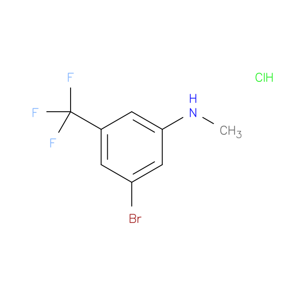 3-bromo-N-methyl-5-(trifluoromethyl)aniline hydrochloride