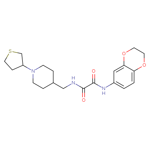 N'-(2,3-dihydro-1,4-benzodioxin-6-yl)-N-{[1-(thiolan-3-yl)piperidin-4-yl]methyl}ethanediamide