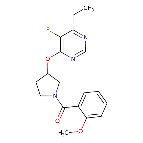 4-ethyl-5-fluoro-6-{[1-(2-methoxybenzoyl)pyrrolidin-3-yl]oxy}pyrimidine
