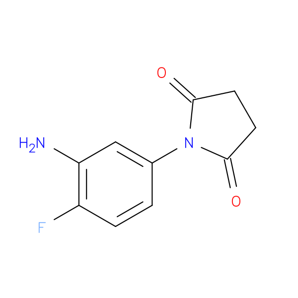1-(3-amino-4-fluorophenyl)pyrrolidine-2,5-dione