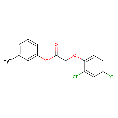 Acetic acid, (2,4-dichlorophenoxy)-, 3-methylphenyl ester
