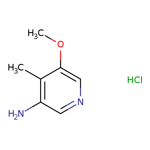 5-Methoxy-4-methylpyridin-3-amine, HCl