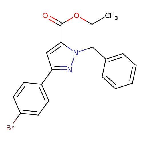 Ethyl 1-Benzyl-3-(4-bromophenyl)-1H-pyrazole-5-carboxylate