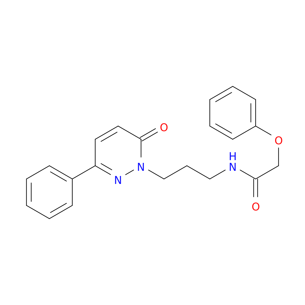 N-[3-(6-oxo-3-phenyl-1,6-dihydropyridazin-1-yl)propyl]-2-phenoxyacetamide