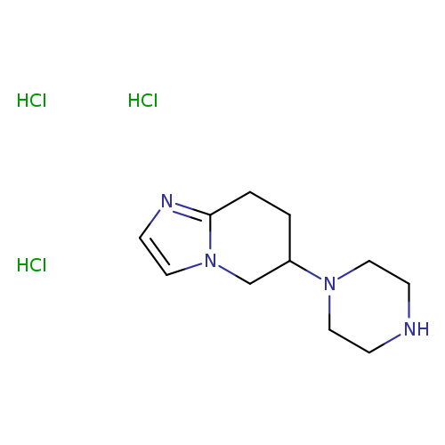 1-{5H,6H,7H,8H-imidazo[1,2-a]pyridin-6-yl}piperazine trihydrochloride