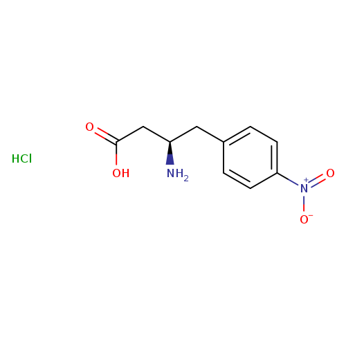 Benzenebutanoic acid, b-amino-4-nitro-,hydrochloride (1:1), (bR)-
