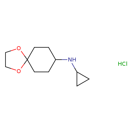 N-cyclopropyl-1,4-dioxaspiro[4.5]decan-8-amine hydrochloride