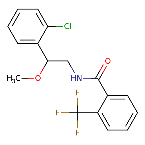 N-[2-(2-chlorophenyl)-2-methoxyethyl]-2-(trifluoromethyl)benzamide