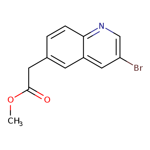 6-Quinolineacetic acid, 3-bromo-, methyl ester