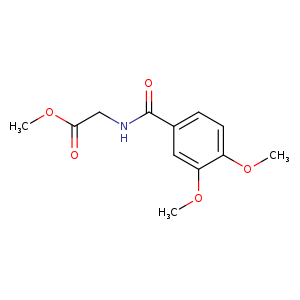 Methyl n-(3,4-dimethoxybenzoyl)glycinate