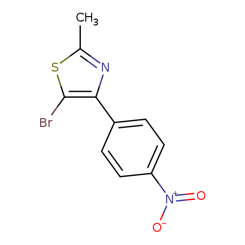 5-Bromo-2-methyl-4-(4-nitrophenyl)-1,3-thiazole