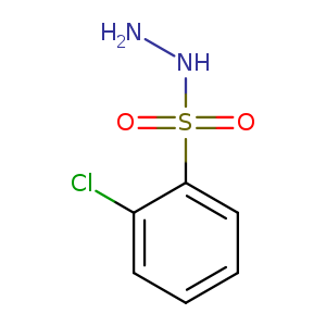 Benzenesulfonic acid, 2-chloro-, hydrazide
