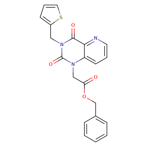 benzyl 2-{2,4-dioxo-3-[(thiophen-2-yl)methyl]-1H,2H,3H,4H-pyrido[3,2-d]pyrimidin-1-yl}acetate
