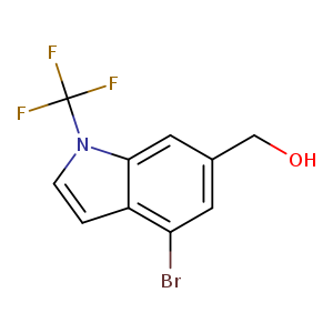 [4-bromo-1-(trifluoromethyl)indol-6-yl]methanol