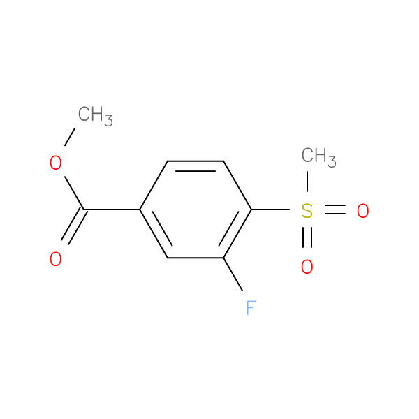 Methyl 3-Fluoro-4-(Methylsulfonyl)Benzoate