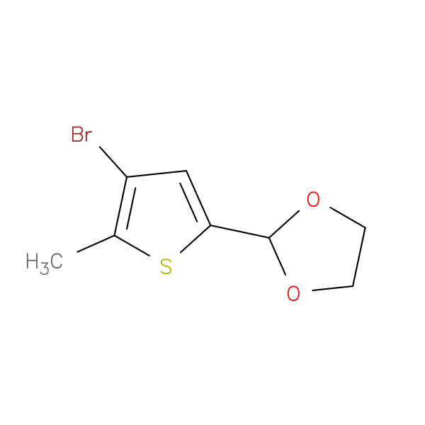 1,3-Dioxolane,2-(4-bromo-5-methyl-2-thienyl)-