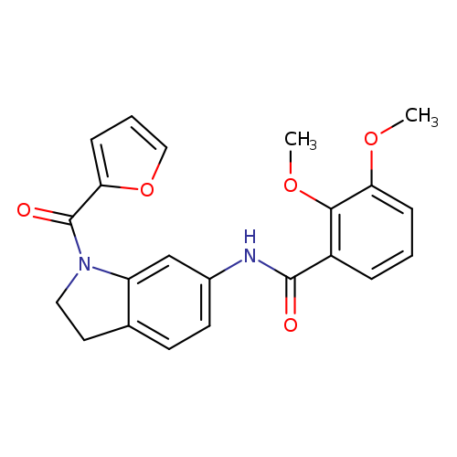 N-[1-(furan-2-carbonyl)-2,3-dihydro-1H-indol-6-yl]-2,3-dimethoxybenzamide