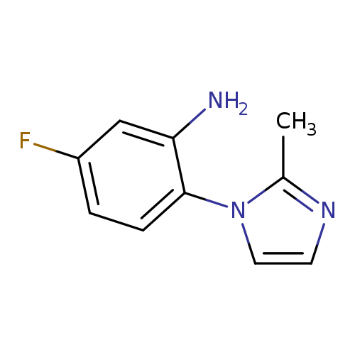 5-Fluoro-2-(2-methyl-1H-imidazol-1-yl)aniline