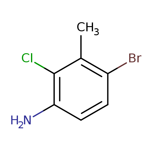 Benzenamine, 4-bromo-2-chloro-3-methyl-