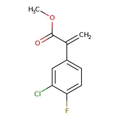 methyl 2-(3-chloro-4-fluorophenyl)prop-2-enoate