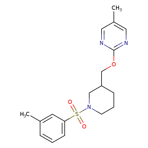 5-methyl-2-{[1-(3-methylbenzenesulfonyl)piperidin-3-yl]methoxy}pyrimidine