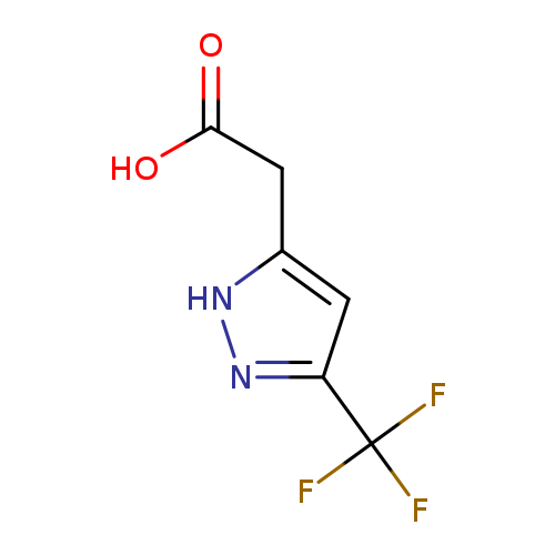 2-[3-(trifluoromethyl)-1H-pyrazol-5-yl]acetic acid