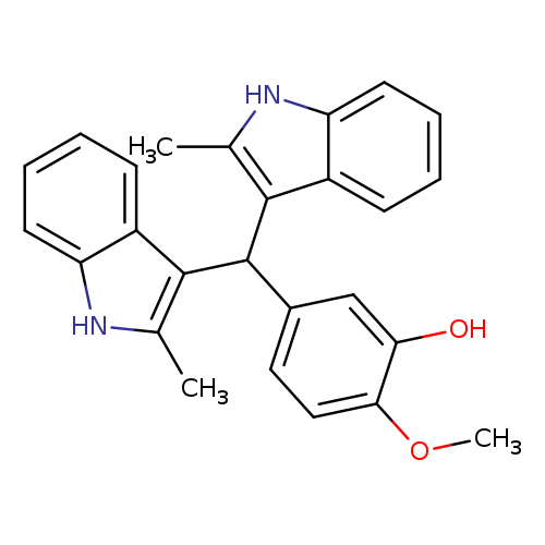 Phenol， 5-[bis(2-methyl-1H-indol-3-yl)methyl]-2-methoxy-