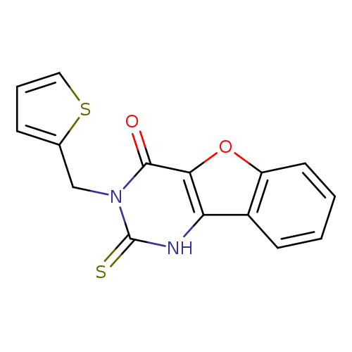 4-sulfanylidene-5-[(thiophen-2-yl)methyl]-8-oxa-3,5-diazatricyclo[7.4.0.0^{2,7}]trideca-1(9),2(7),10,12-tetraen-6-one