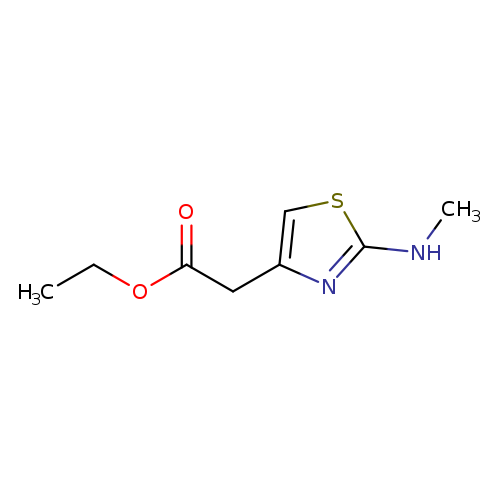 ethyl 2-[2-(methylamino)-1,3-thiazol-4-yl]acetate