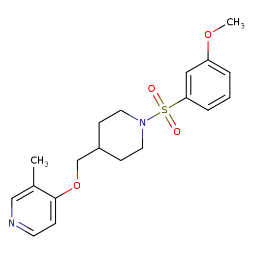4-{[1-(3-methoxybenzenesulfonyl)piperidin-4-yl]methoxy}-3-methylpyridine