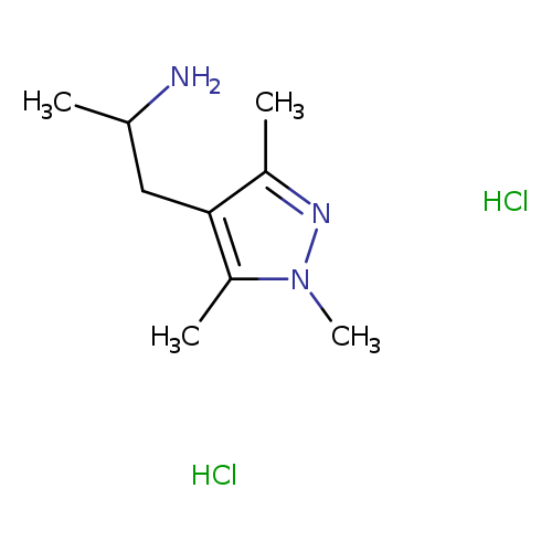 1-(trimethyl-1H-pyrazol-4-yl)propan-2-aminedihydrochloride