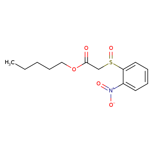 pentyl ({2-nitrophenyl}sulfinyl)acetate