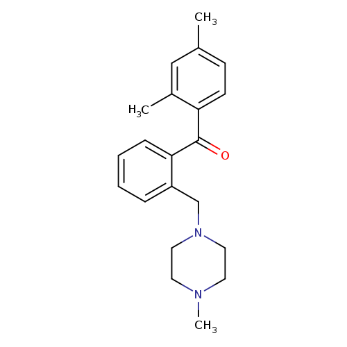 2,4-DIMETHYL-2'-(4-METHYLPIPERAZINOMETHYL) BENZOPHENONE