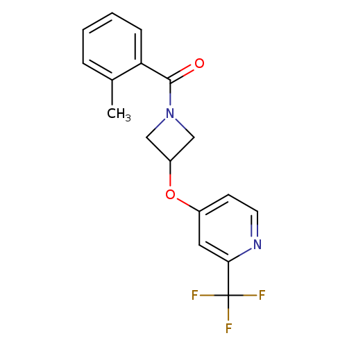 4-{[1-(2-methylbenzoyl)azetidin-3-yl]oxy}-2-(trifluoromethyl)pyridine