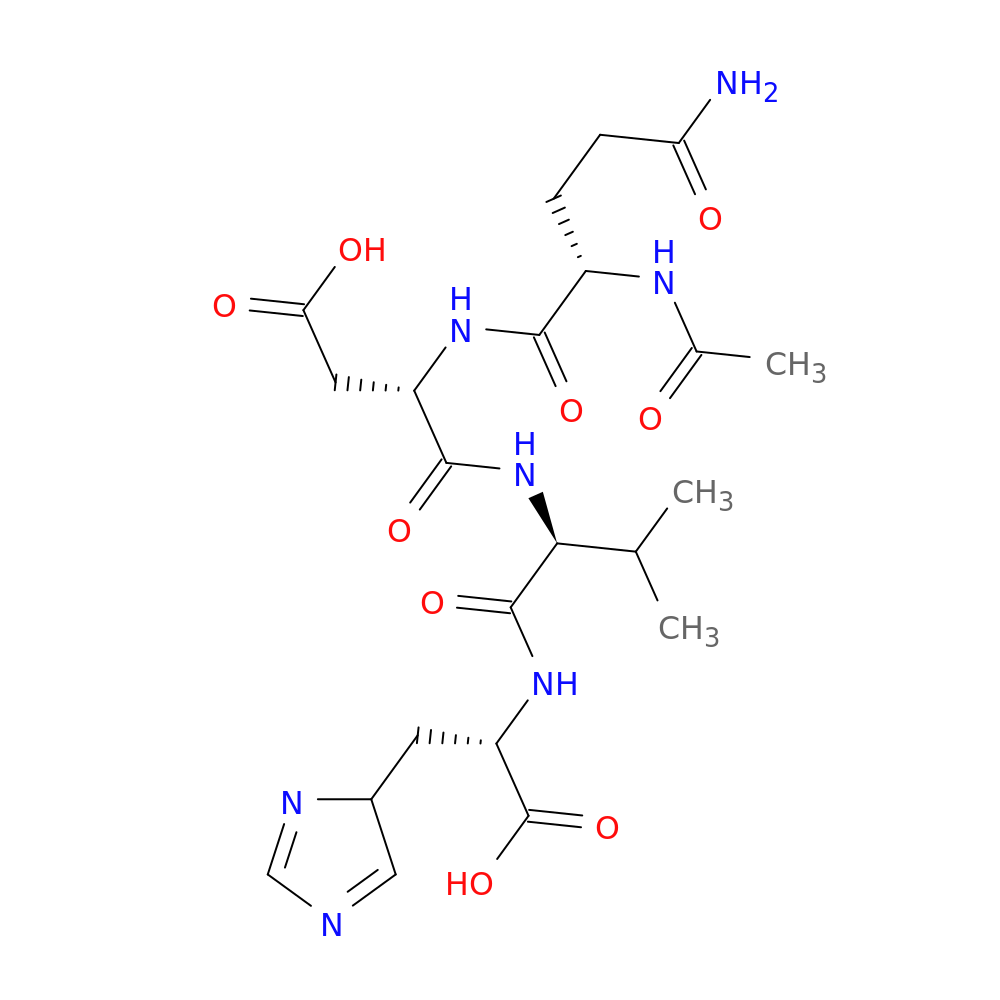 N2-Acetyl-L-glutaminyl-L-α-aspartyl-L-valyl-L-histidine