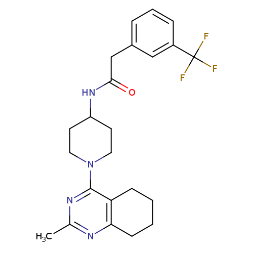 N-[1-(2-methyl-5,6,7,8-tetrahydroquinazolin-4-yl)piperidin-4-yl]-2-[3-(trifluoromethyl)phenyl]acetamide