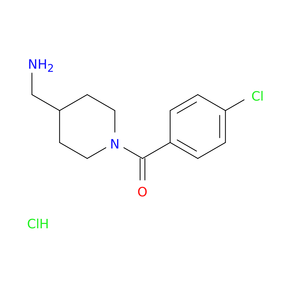 [4-(Aminomethyl)-1-piperidyl]-(4-chlorophenyl)methanonehydrochloride