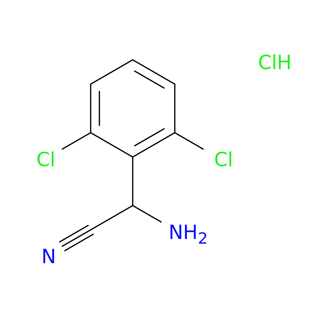 2-amino-2-(2,6-dichlorophenyl)acetonitrile hydrochloride