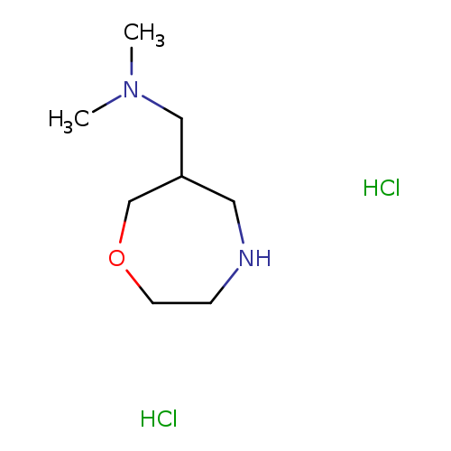N,N-dimethyl-1-(1,4-oxazepan-6-yl)methanamine dihydrochloride