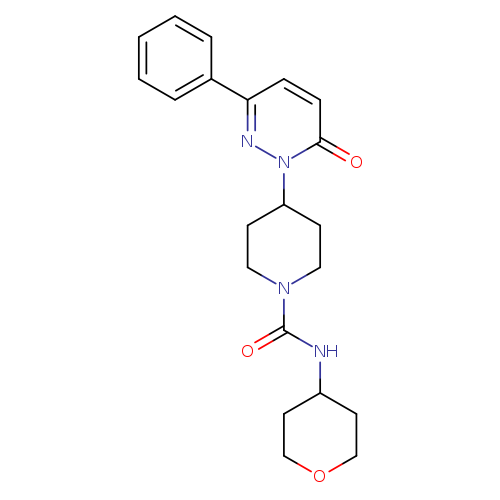 N-(oxan-4-yl)-4-(6-oxo-3-phenyl-1,6-dihydropyridazin-1-yl)piperidine-1-carboxamide
