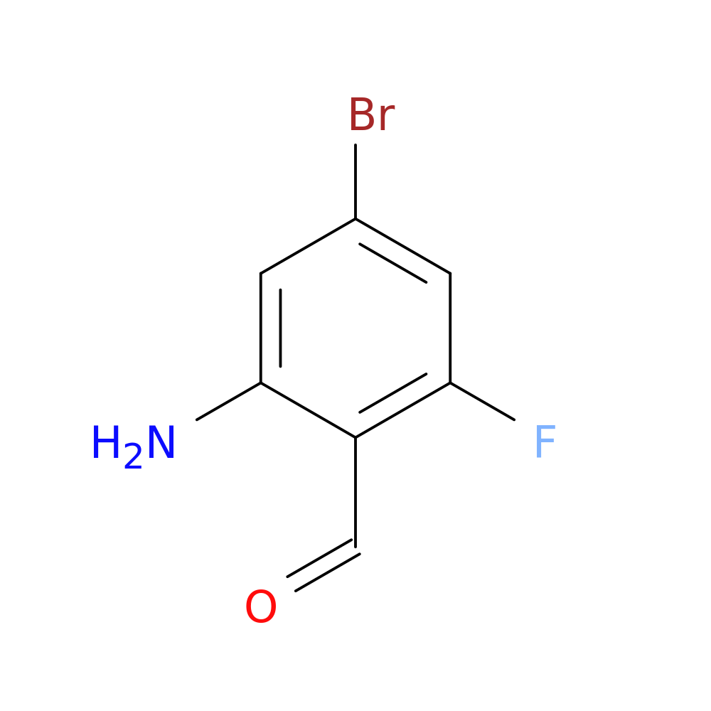 2-Amino-4-bromo-6-fluorobenzaldehyde