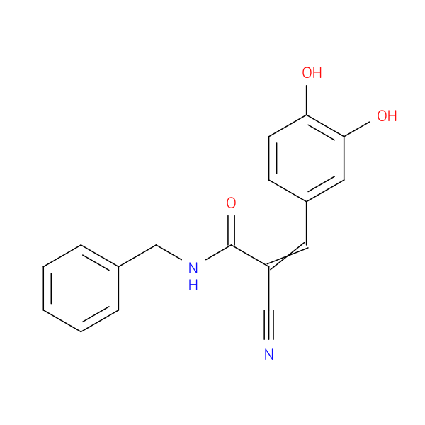 N-Benzyl-2-cyano-3-(3,4-dihydroxyphenyl)acrylamide