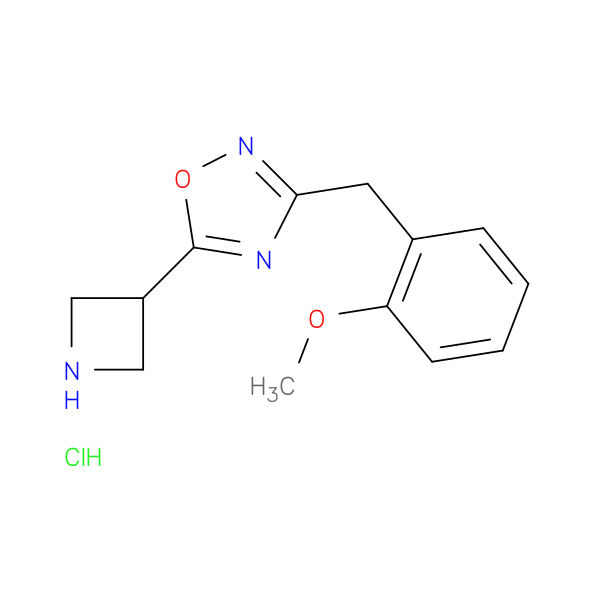 5-Azetidin-3-yl-3-(2-methoxybenzyl)-1,2,4-oxadiazole hydrochloride