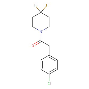 2-(4-chlorophenyl)-1-(4,4-difluoropiperidin-1-yl)ethan-1-one