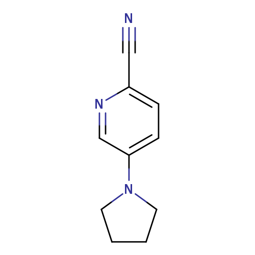2-Pyridinecarbonitrile, 5-(1-pyrrolidinyl)-