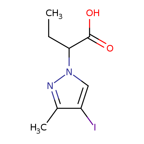 2-(4-Iodo-3-methyl-1H-pyrazol-1-yl)butanoic acid