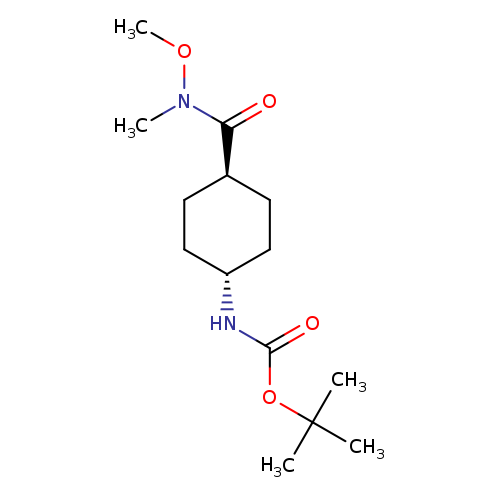 tert-Butyl trans-4-(N-methoxy-N-methyl-carbamoyl)cyclohexylcarbamate