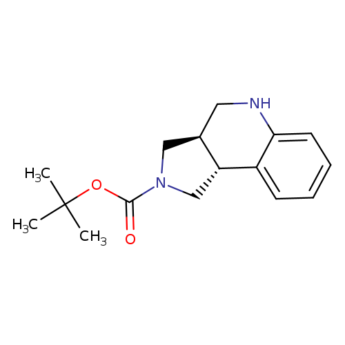 Trans-1,3,3a,4,5,9b-hexahydro-pyrrolo[3,4-c]quinoline-2-carboxylic acid tert-butyl ester